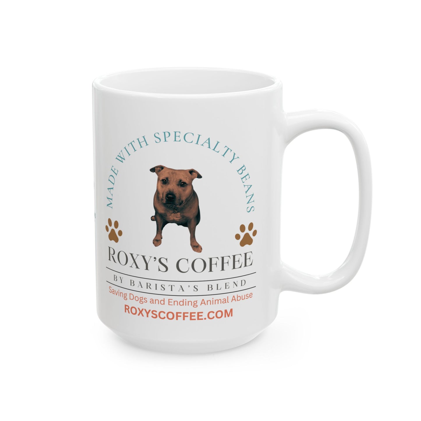 Ewenity Farm Dog Rescue Ceramic Mug — 11oz & 15oz Fundraiser Coffee Cup