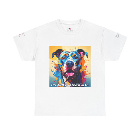 Vibrant Pit Bull Advocate Tee, Dog Lover Shirt, Pet Adoption Awareness T-Shirt, Animal Rescue Fashion, Gifts for Dog Owners