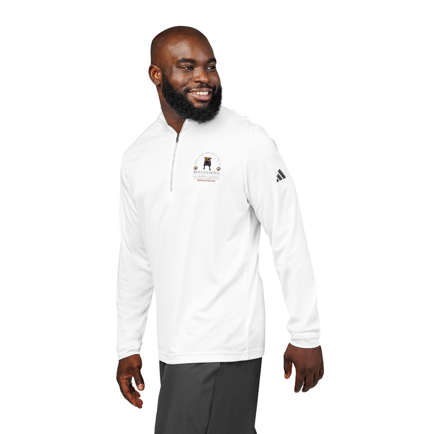 Men's Quarter-Zip Pullover, Stylish Athletic Top for Sports, Embroidered Sweatshirt, Perfect Gift for Fitness Lovers, Active Wear