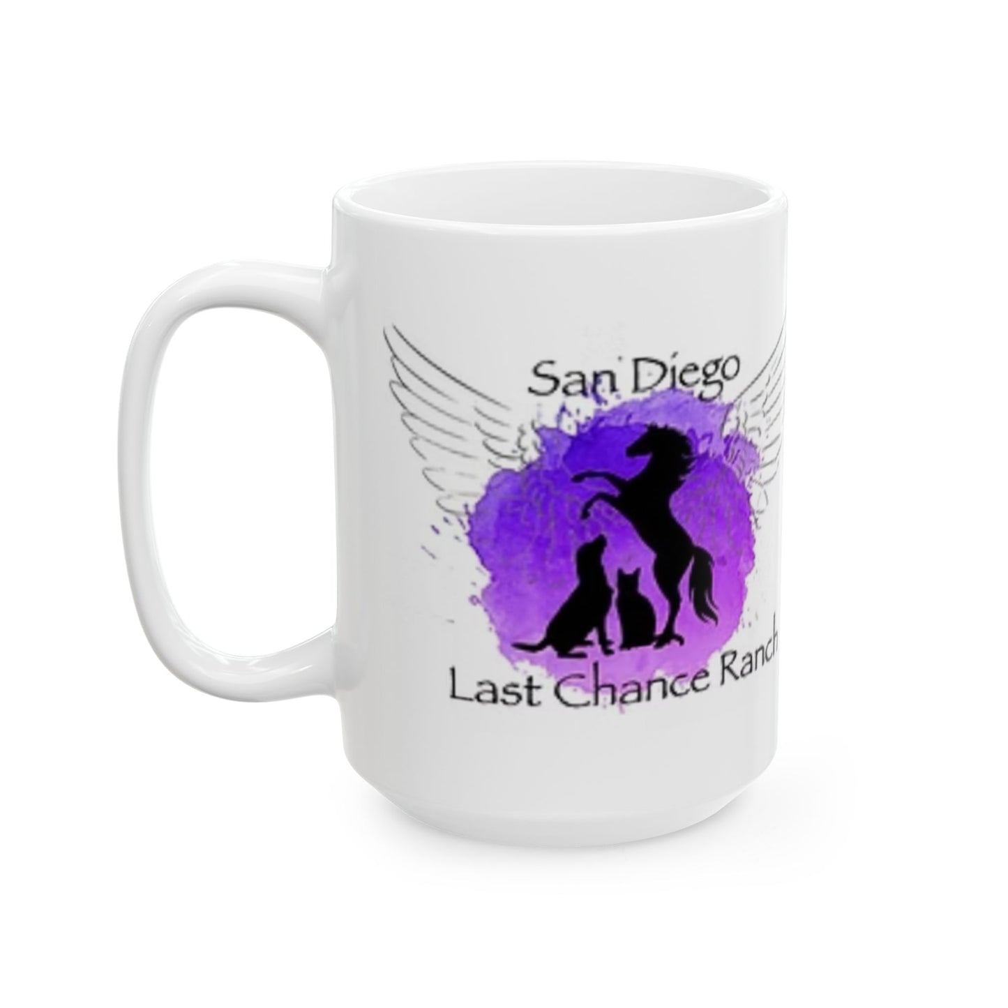 San Diego Last Chance Ranch Rescue coffee mug