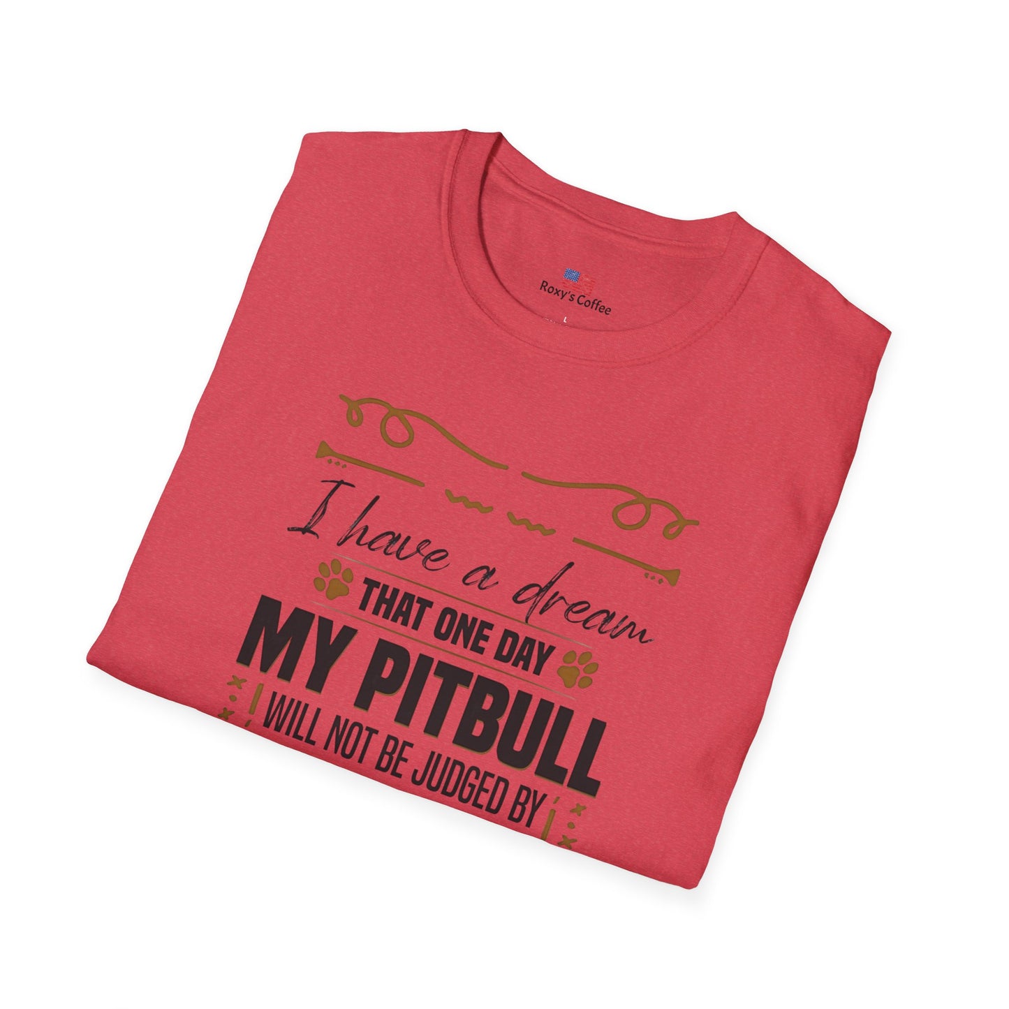 Pitbull Inspiration T-Shirt, Dog Lover Gift, Animal Advocate Apparel, Pitbull Awareness, Casual Comfort Tee