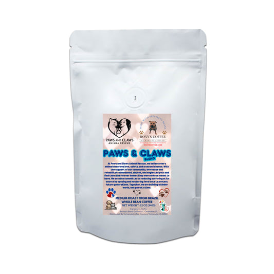 Paws & Claws Blend - Paws & Claws Animal Rescue (FL)- Coffee from Brazil
