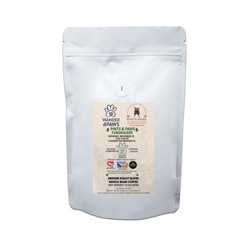Wander4Paws Blend - Wander 4 Paws Animal Rescue (FL) - Coffee from Columbia