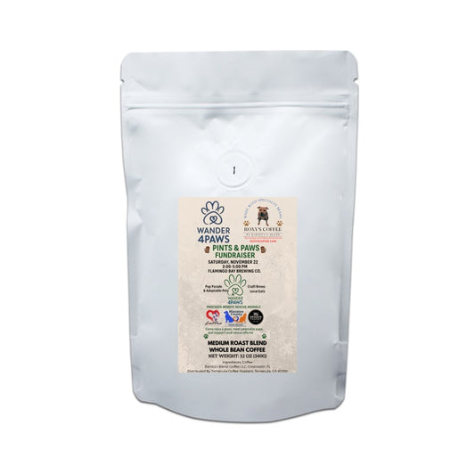 Wander4Paws Blend - Wander 4 Paws Animal Rescue (FL) - Coffee from Columbia