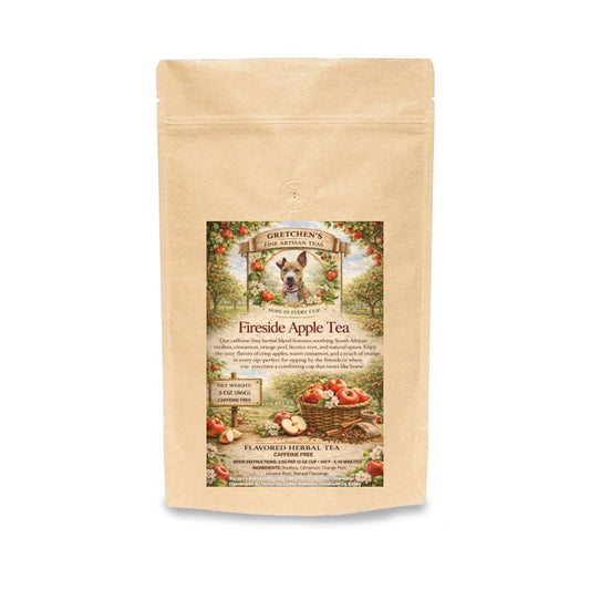 Fireside Apple Tea - Loose Leaf Flavored Tea (Caffeine Free)
