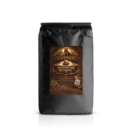 Roxy's Signature Reserve - Our Flagship Dark Reserve Blend - 12 Pack Single Serve Coffee Capsules