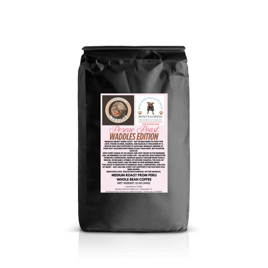 Rescue Roast Waddles Edition - Pork Butt Pastures (FL) - Coffee from Peru