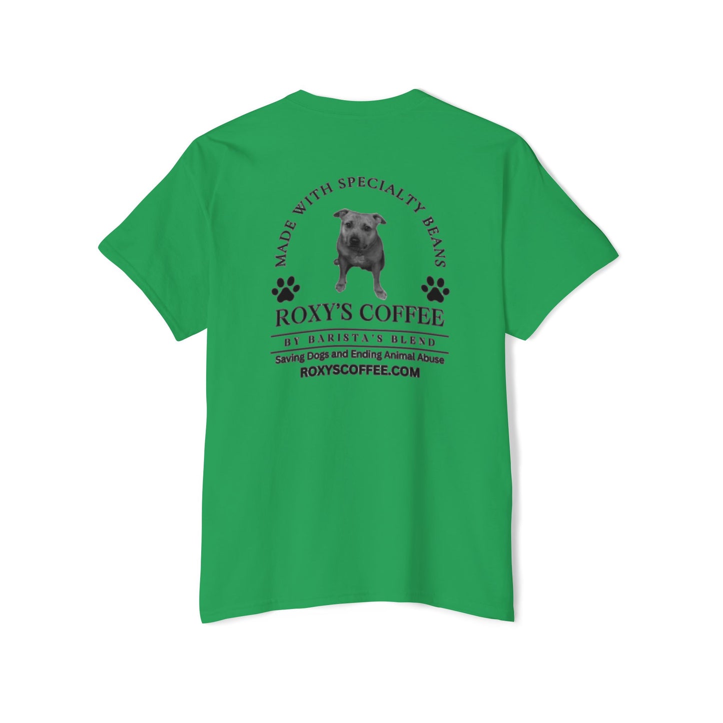 Pocket Tee Support Dog Rescue Unisex Heavy Cotton