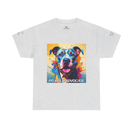 Vibrant Pit Bull Advocate Tee, Dog Lover Shirt, Pet Adoption Awareness T-Shirt, Animal Rescue Fashion, Gifts for Dog Owners