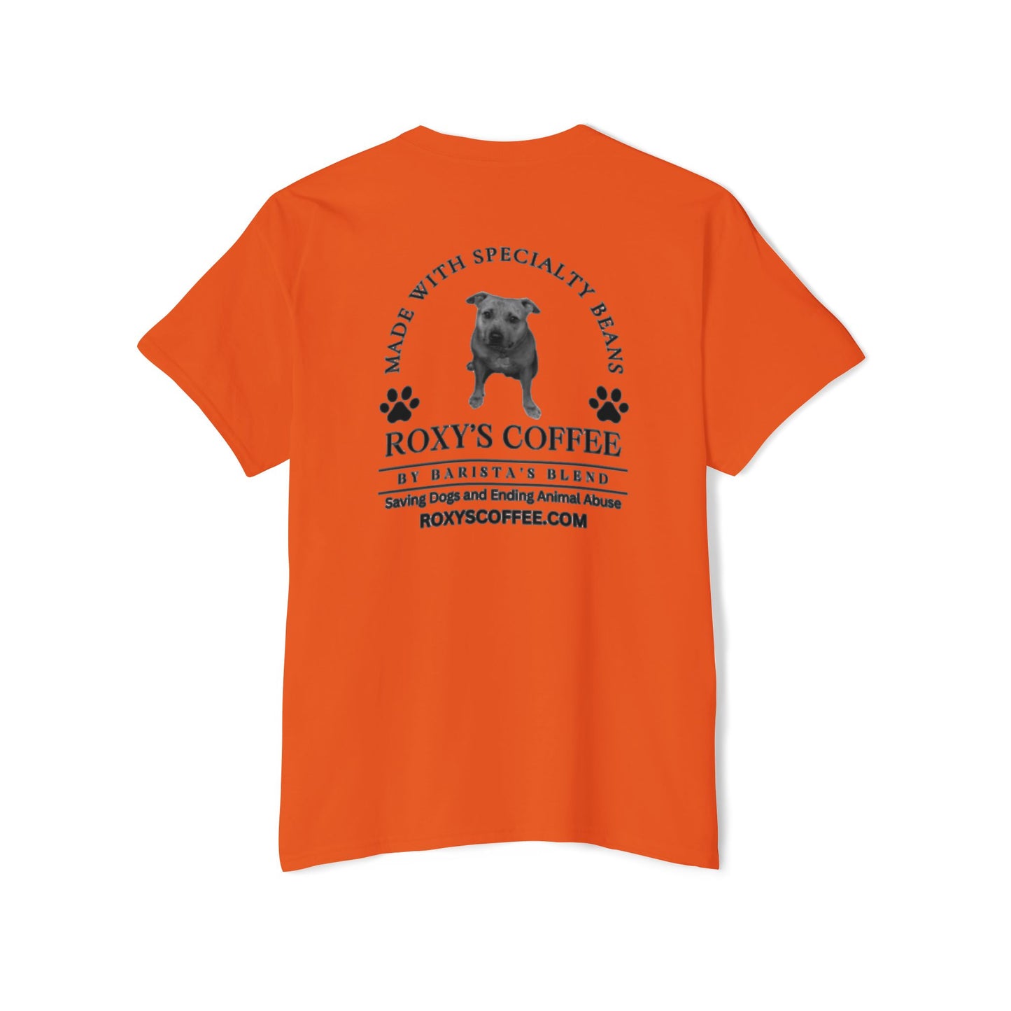 Pocket Tee Support Dog Rescue Unisex Heavy Cotton