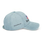 Embroidered Denim Hat - Patriotic Dog Rescue Supporter