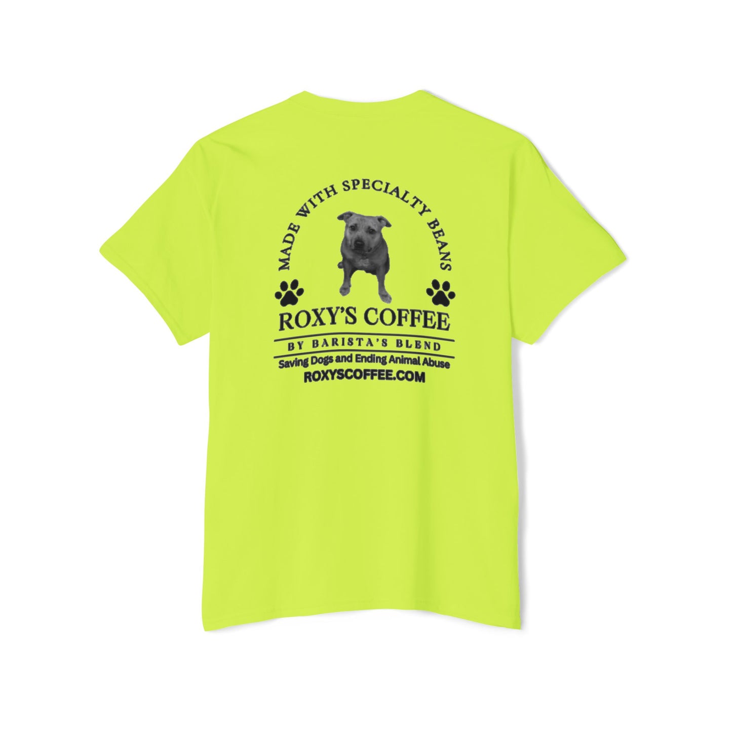 Pocket Tee Support Dog Rescue Unisex Heavy Cotton