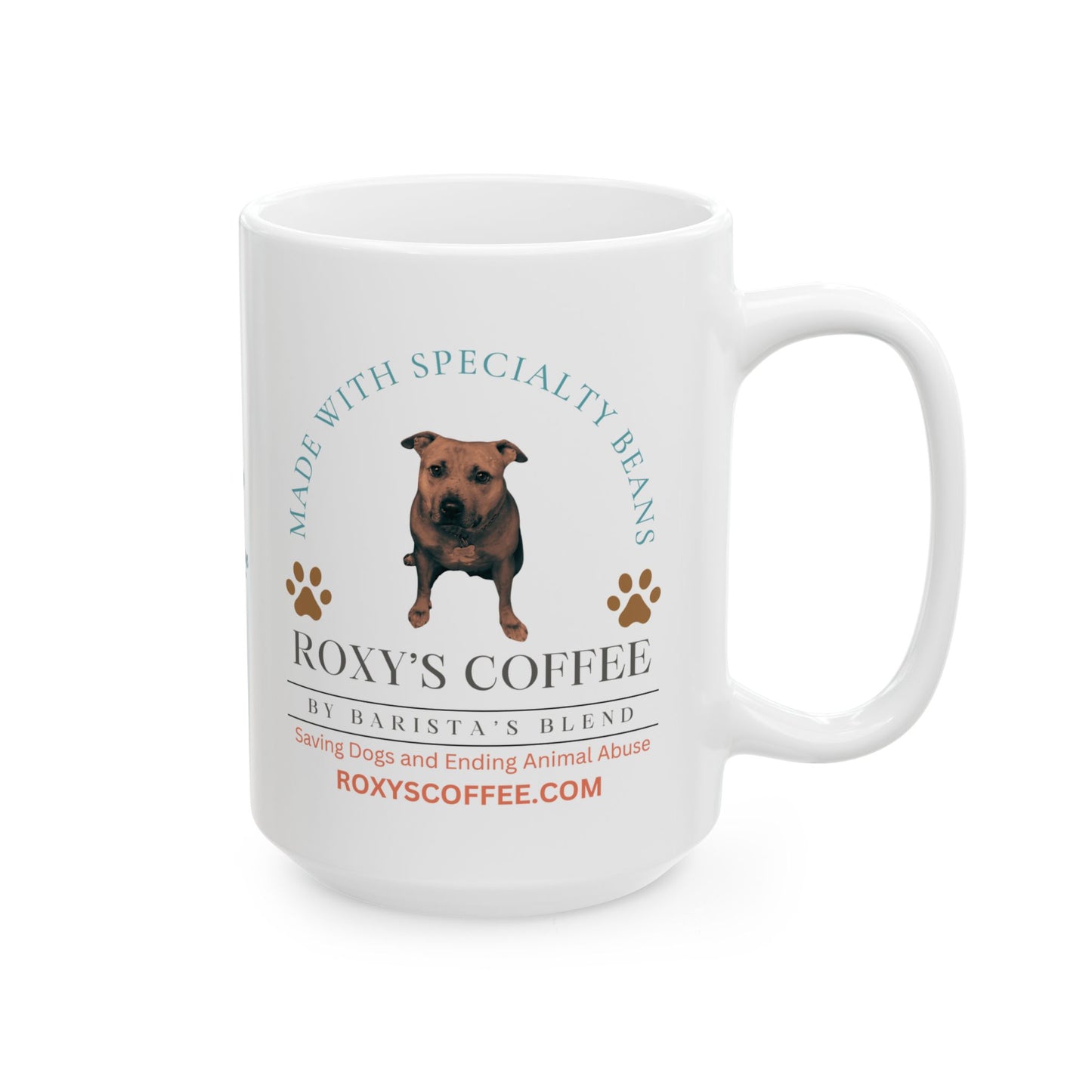 Mug - Gretchen Rescue Ambassador for Roxy's Coffee 11oz/15oz Ceramic