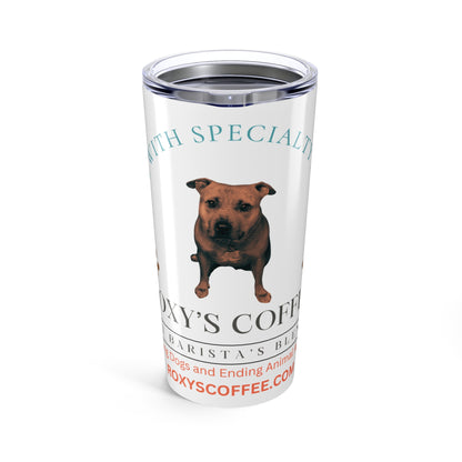 Personalized Dog Lover Tumbler 20oz, Travel Mug for Pet Lovers, Gift for Dog Owners, Coffee Tumbler, Animal Rescue Fundraiser