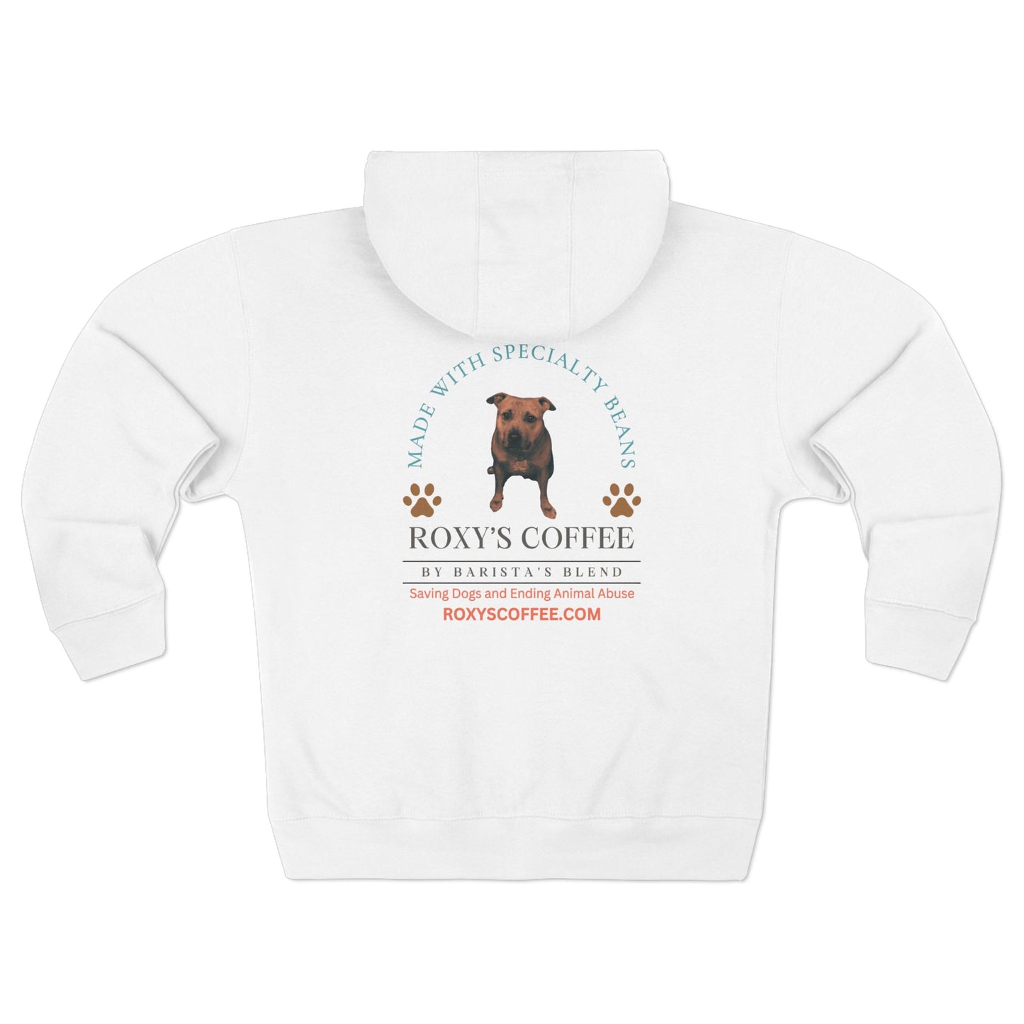 Roxy's Coffee Unisex Zip Hoodie - Cozy Dog Lover Apparel