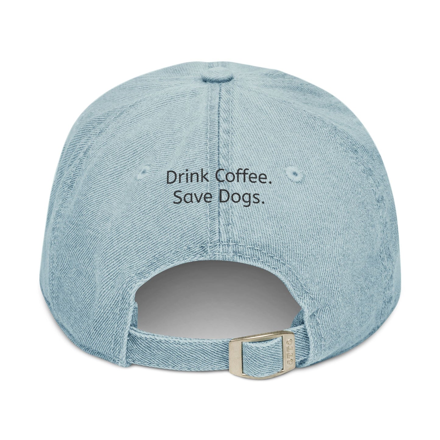 Embroidered Denim Hat - Patriotic Dog Rescue Supporter