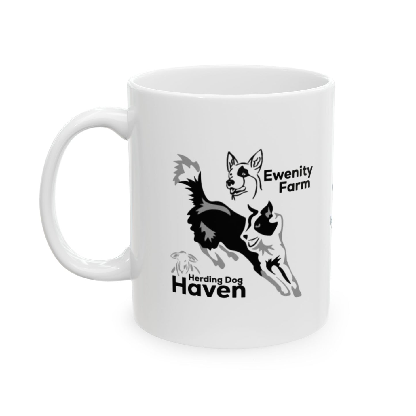 Ewenity Farm Dog Rescue Ceramic Mug — 11oz & 15oz Fundraiser Coffee Cup