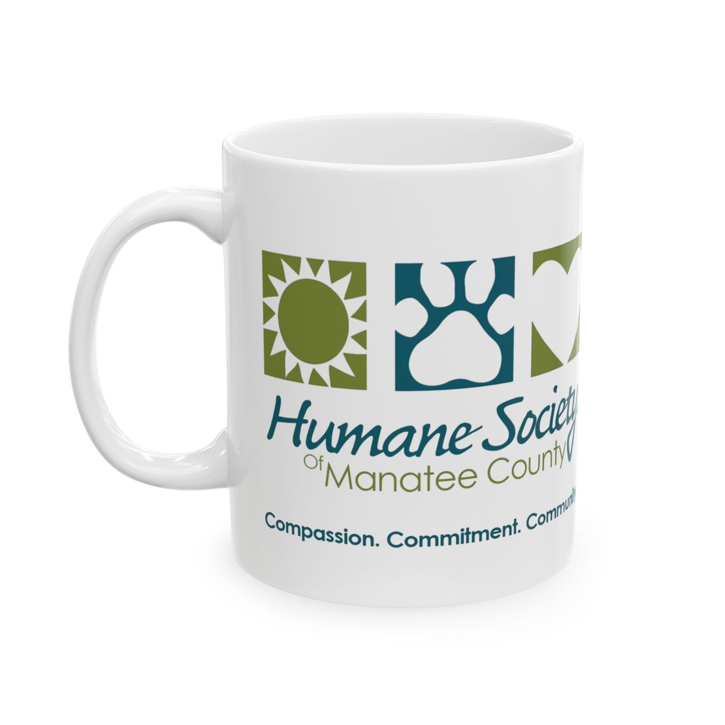 Humane Society of Manatee County Ceramic Mug – 11oz/15oz