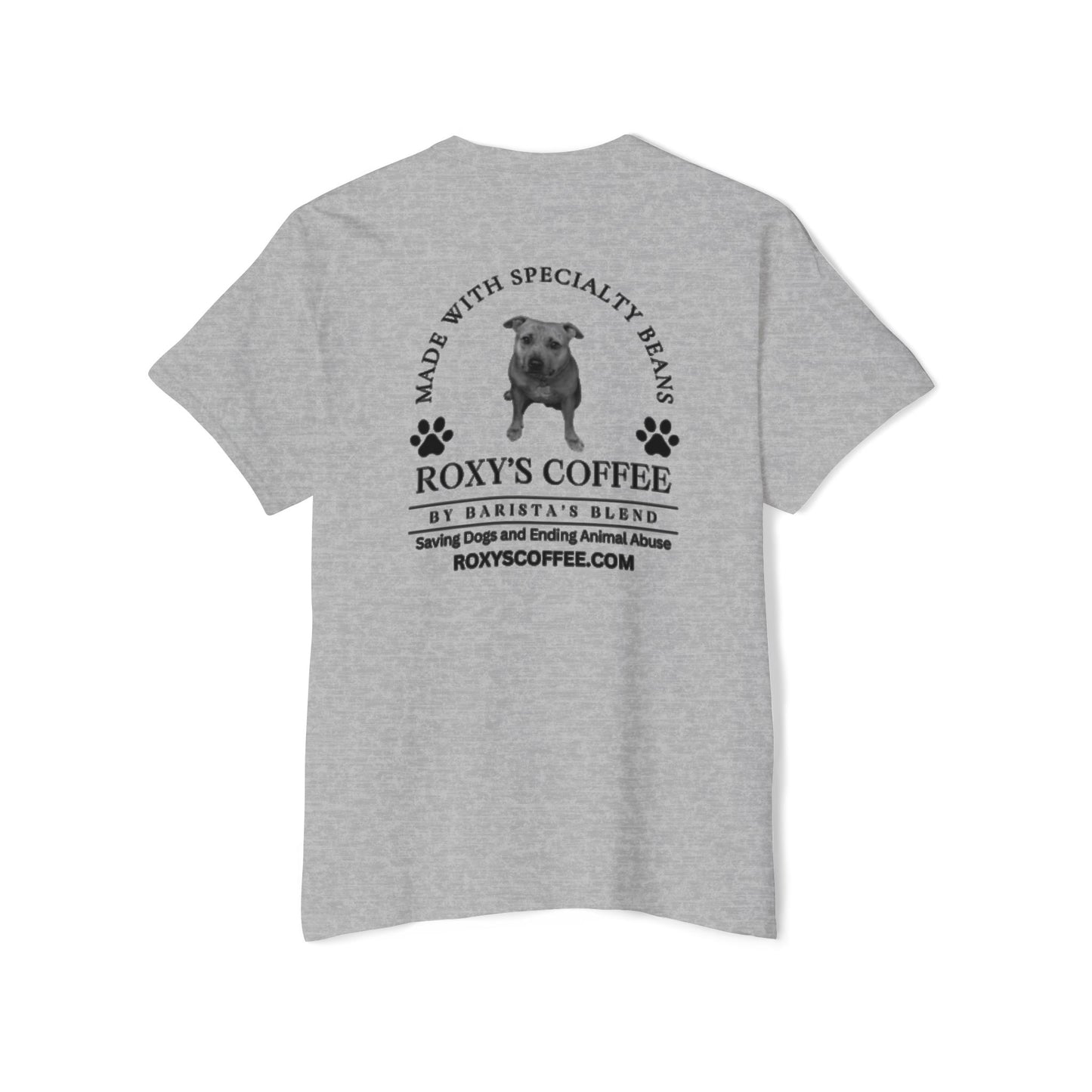 Pocket Tee Support Dog Rescue Unisex Heavy Cotton