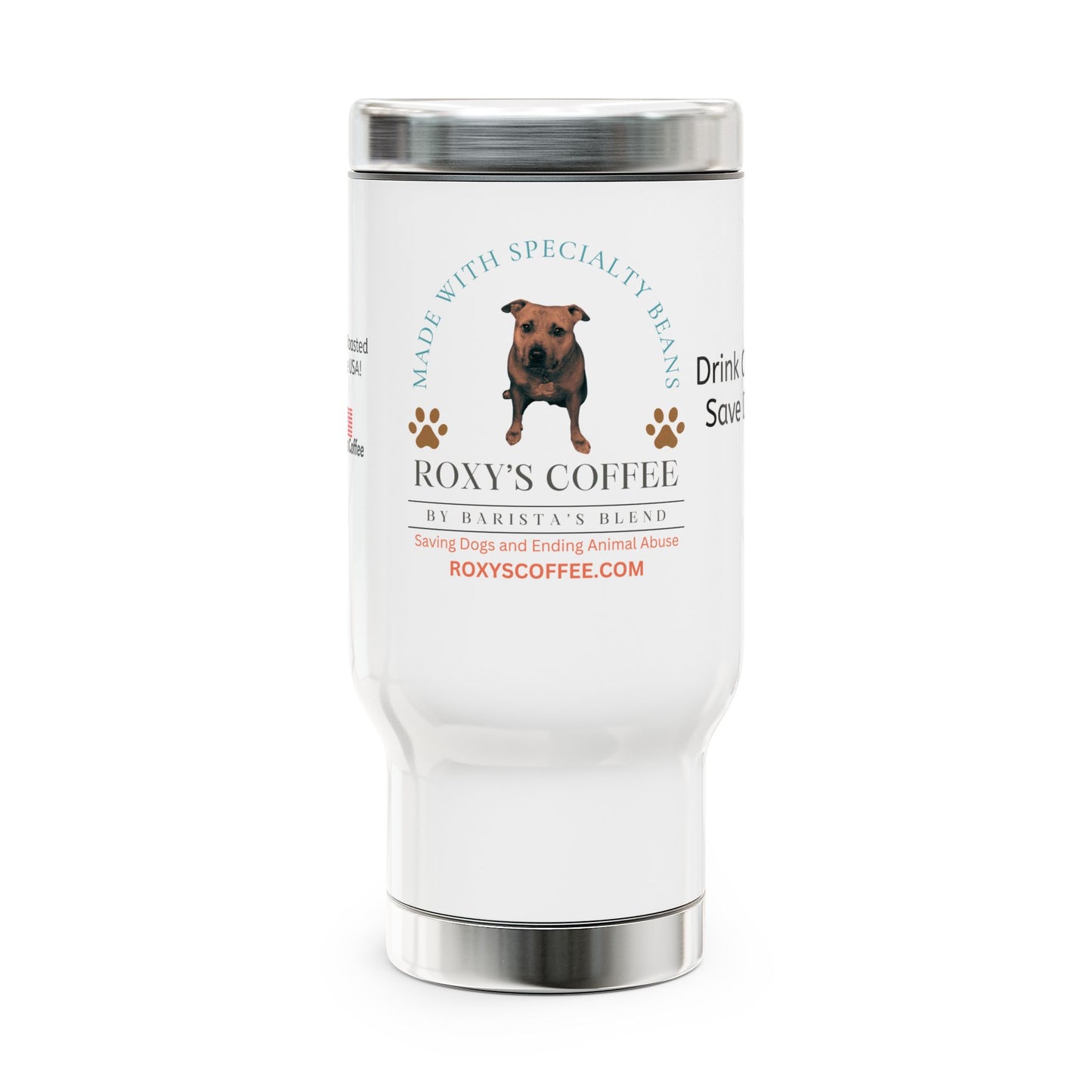 Personalized Stainless Steel Travel Mug, 14oz Coffee Cup, Insulated Mug for Hot or Cold Drinks, Perfect Gift for Coffee Lovers