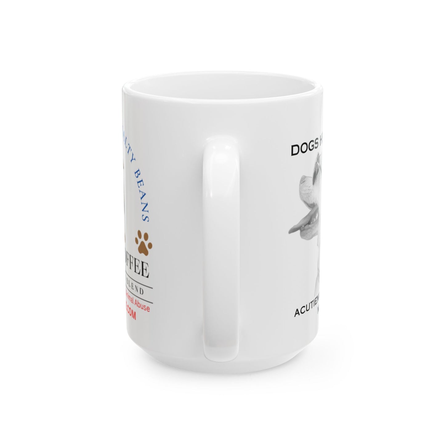 ACUTIENAMEDSTEWIE Ceramic Mug — 11oz & 15oz Coffee Cup for Dog Lovers