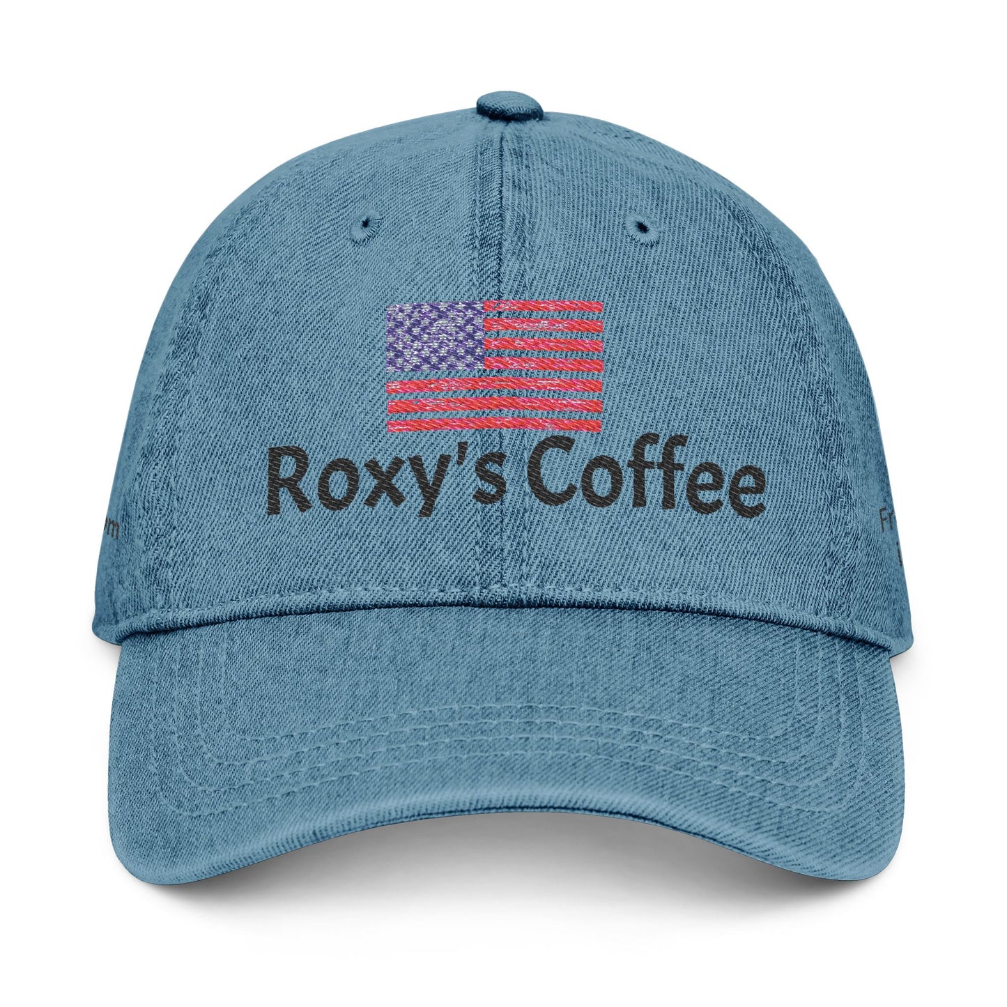 Embroidered Denim Hat - Patriotic Dog Rescue Supporter