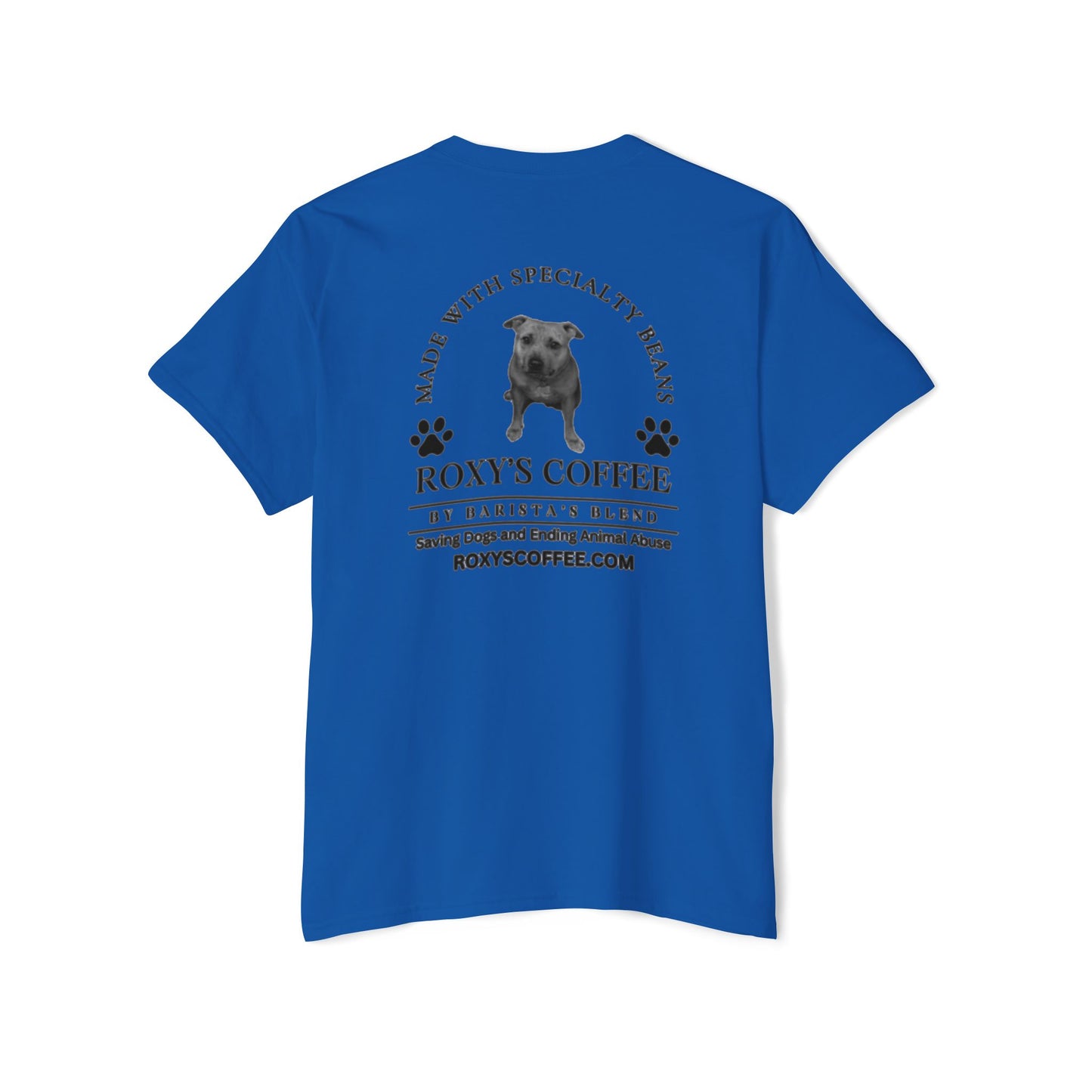 Pocket Tee Support Dog Rescue Unisex Heavy Cotton
