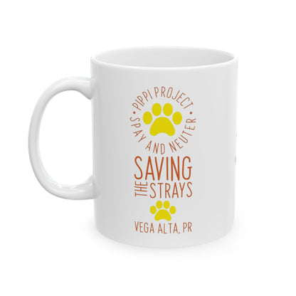 Pippi Project Coffee Ceramic Mug — (11oz/15oz)