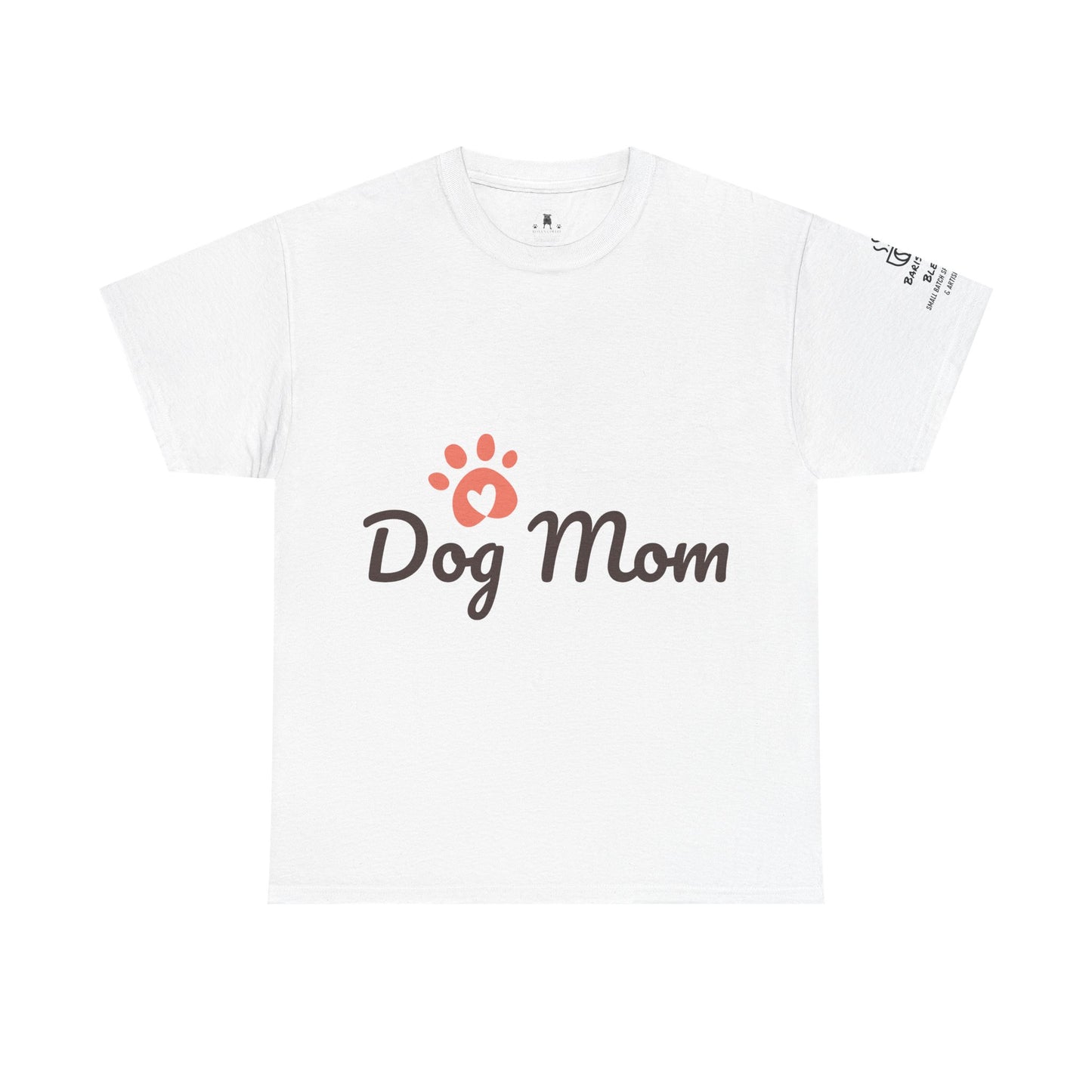 Dog Mom Coffee Lover Unisex Heavy Cotton Tee - Humor & Dog Rescue Theme