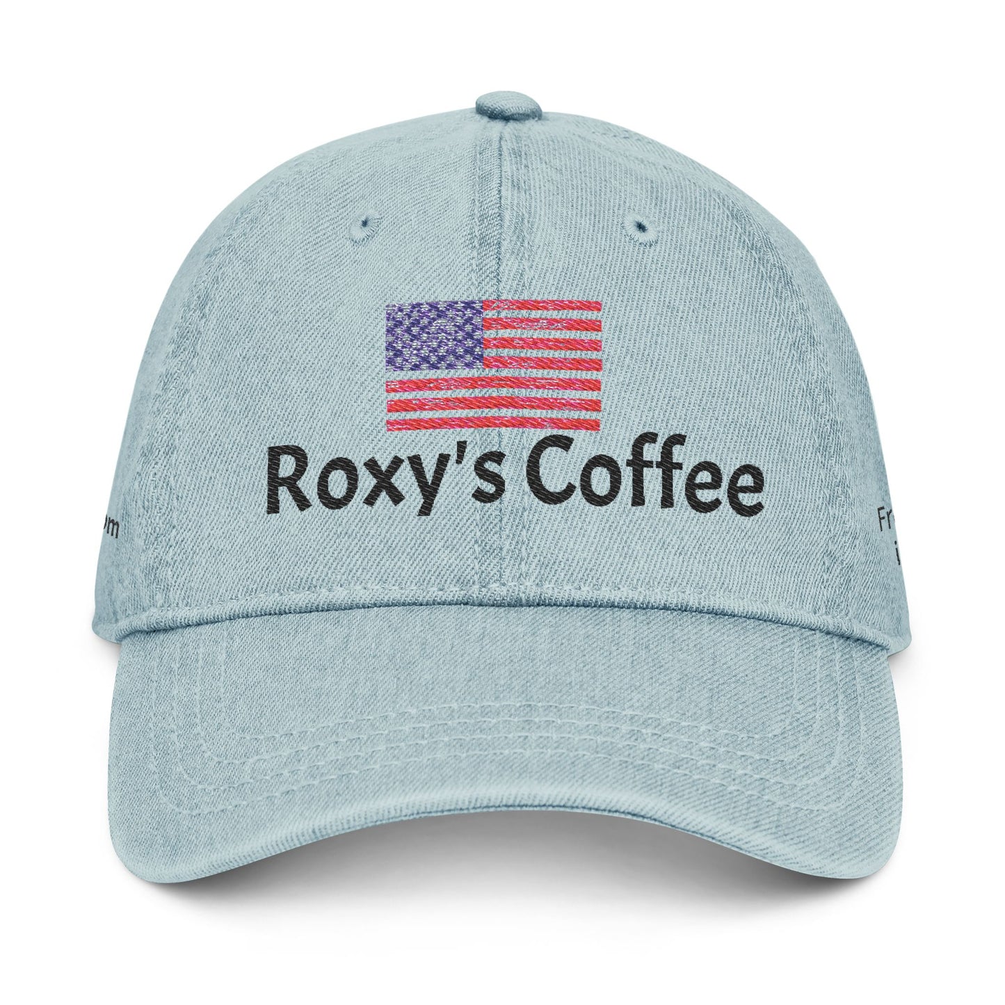 Embroidered Denim Hat - Patriotic Dog Rescue Supporter