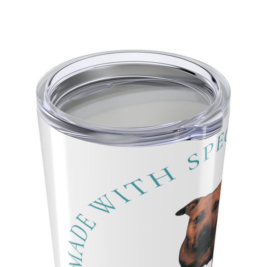 Personalized Dog Lover Tumbler 20oz, Travel Mug for Pet Lovers, Gift for Dog Owners, Coffee Tumbler, Animal Rescue Fundraiser
