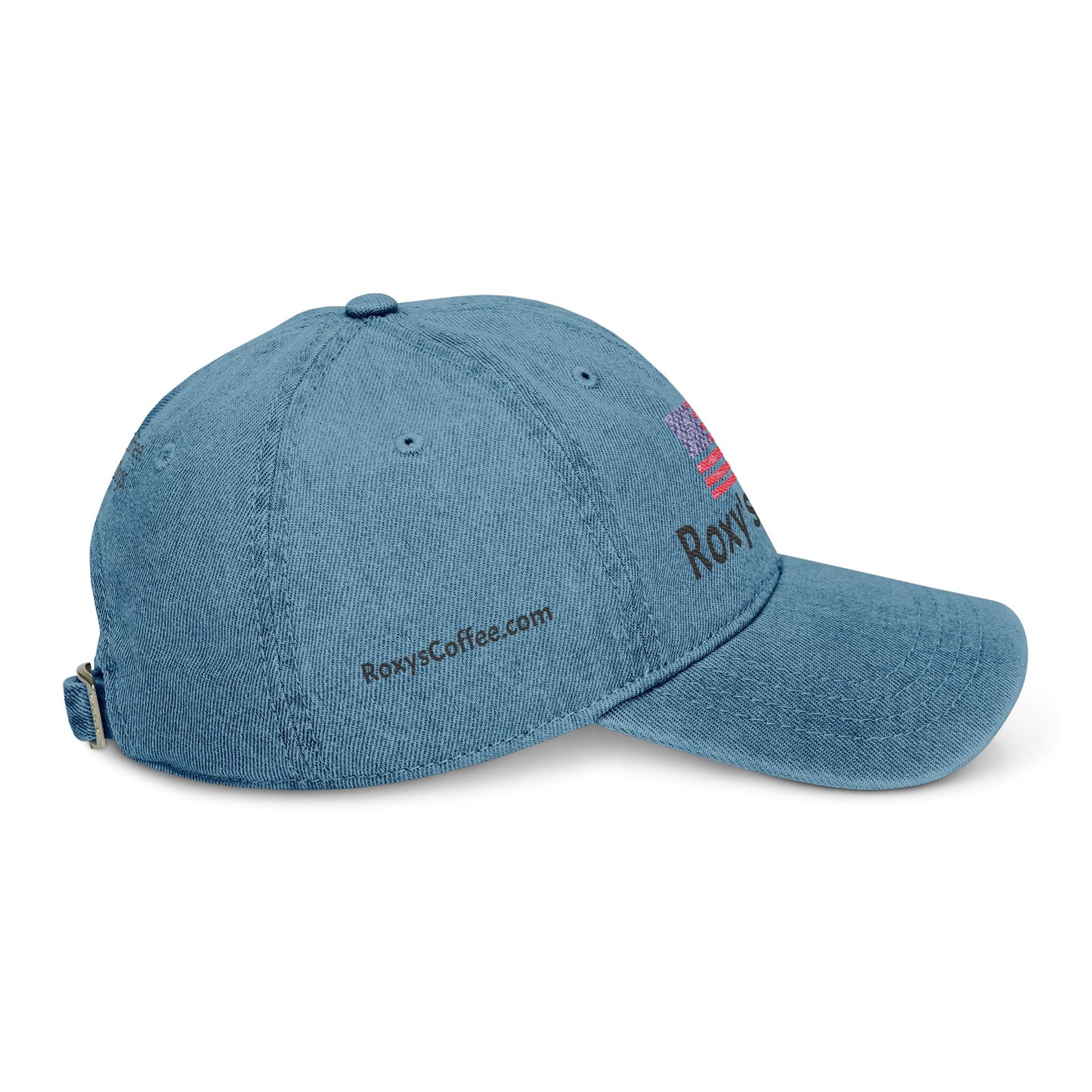 Embroidered Denim Hat - Patriotic Dog Rescue Supporter