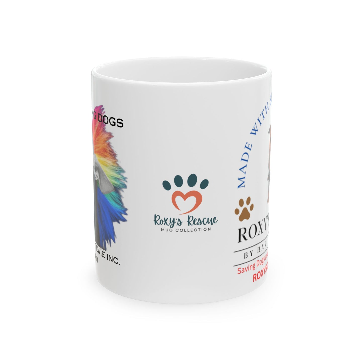 ACUTIENAMEDSTEWIE Ceramic Mug — 11oz & 15oz Coffee Cup for Dog Lovers