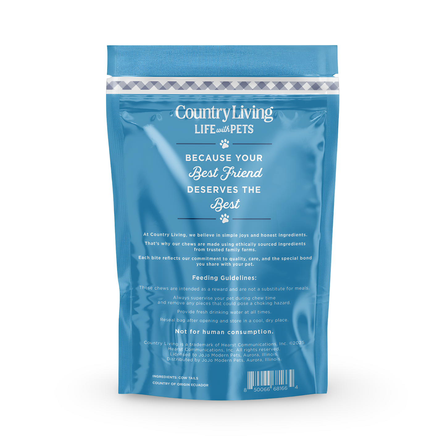 Country Living Natural Cow Ears Dog Chews – 10 Count Bag – All-Natural, Single-Ingredient, Long-Lasting Dog Chews – High-Protein, Low-Fat, Rawhide-Free – Supports Dental Health