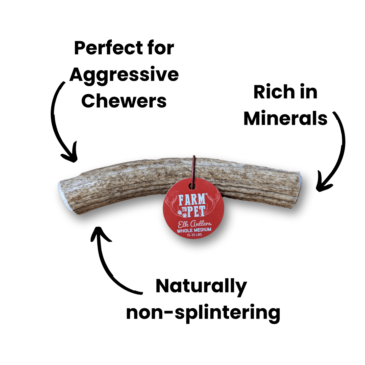 Elk Antlers for Dogs | All-Natural Antler Dog Chews