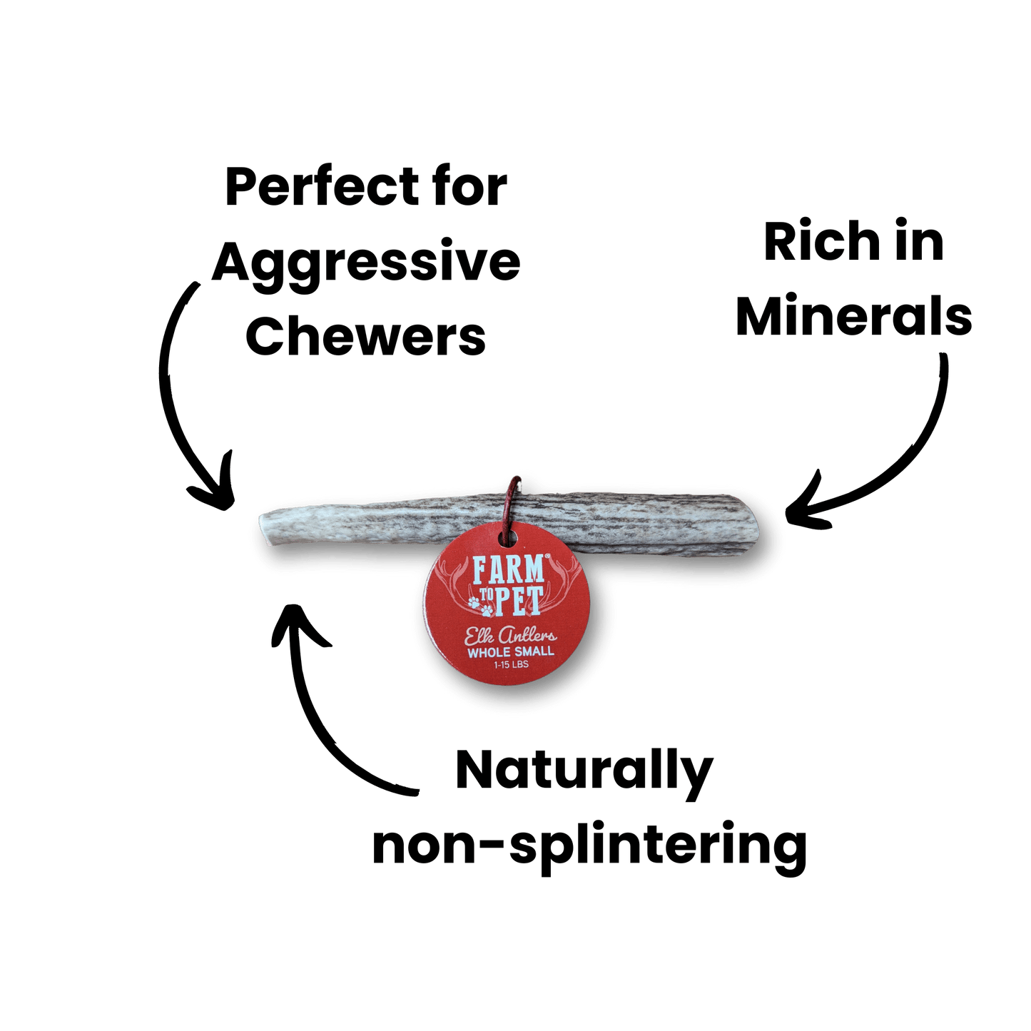 Elk Antlers for Dogs | All-Natural Antler Dog Chews