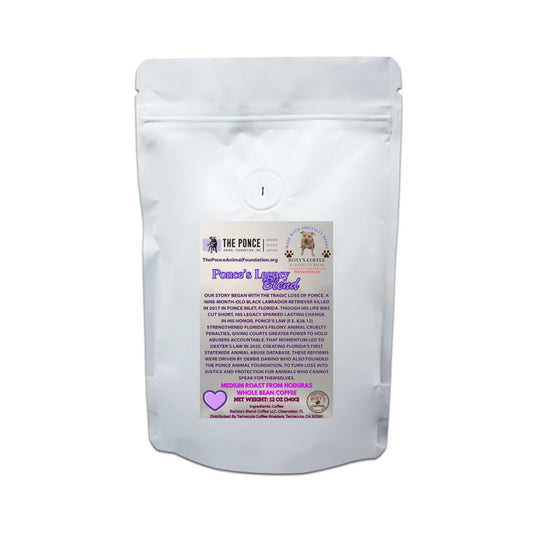 Ponce's Legacy Brew - Ponce Animal Foundation (FL) - Coffee from Honduras