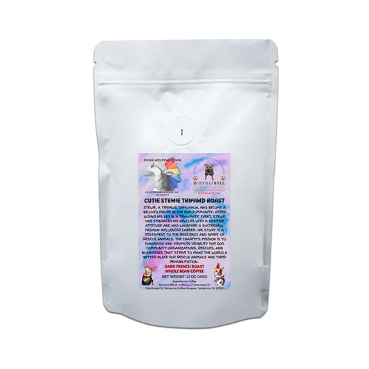 Cutie Stewie Tripawd Roast - ACUTIENAMEDSTEWIE, Inc. - French Dark Roast