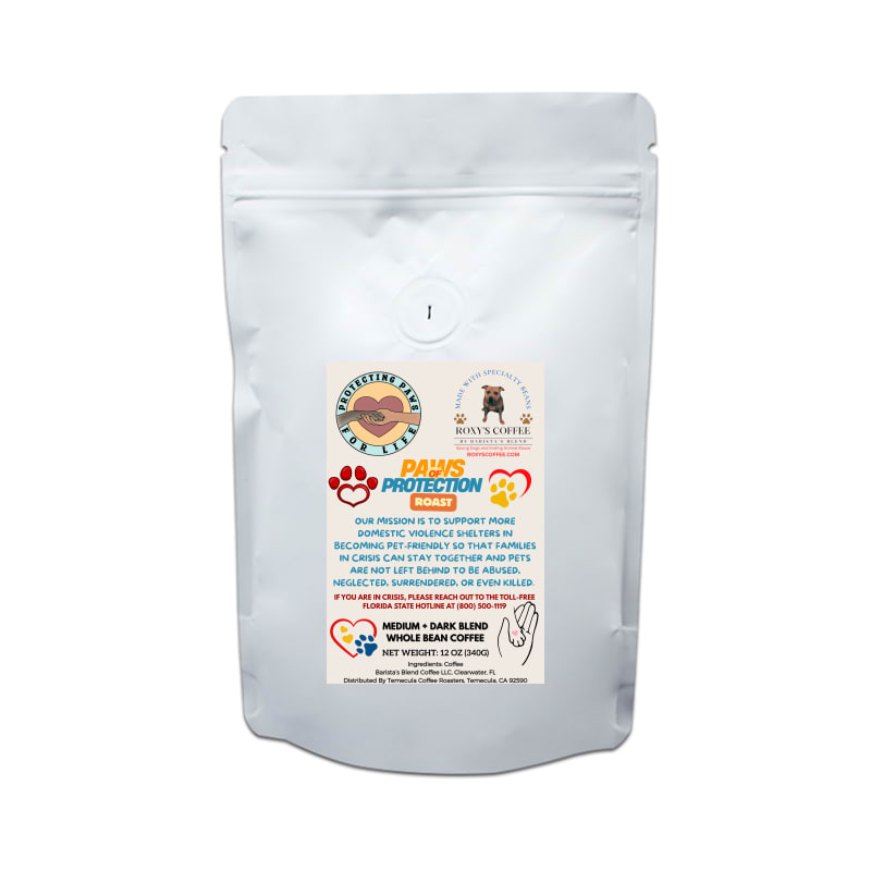 Paws of Protection Roast - Protecting Paws for Life - Medium & Dark Coffee Blend