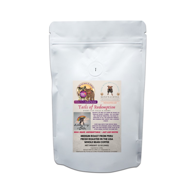 Tails of Redemption (Dexter's Story) - Pinellas County Animal Services - Coffee from Peru