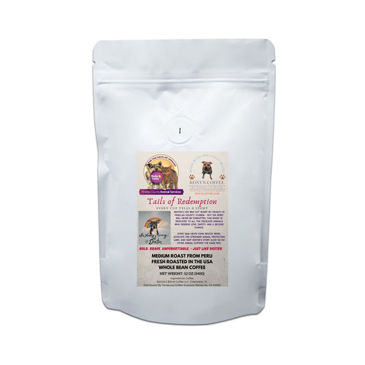 Tails of Redemption (Dexter's Story) - Pinellas County Animal Services - Coffee from Peru