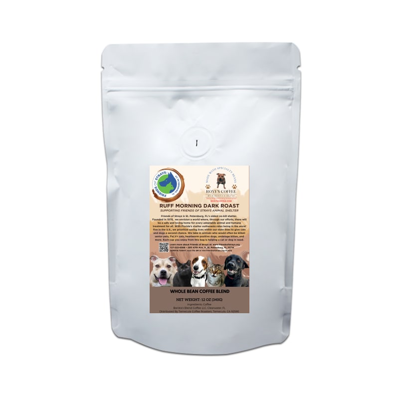 Ruff Morning Dark Roast - Friends of Strays Animal Rescue (FL) - Dark Roast Blend