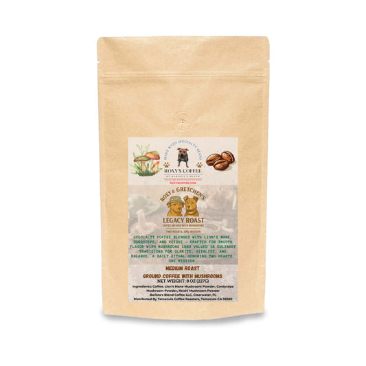 Roxy & Gretchen's Legacy Roast Infused with Mushrooms (Medium Roast)