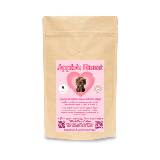 Apple's Roast - Rags to Riches Animal Rescue (FL) - Medium-Dark Coffee from Bali Indonesia