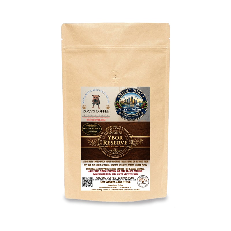 Ybor Reserve - Private Reserve Honoring Tampa's Rich History - Medium and Dark South American Blend - 12 pack coffee Pods