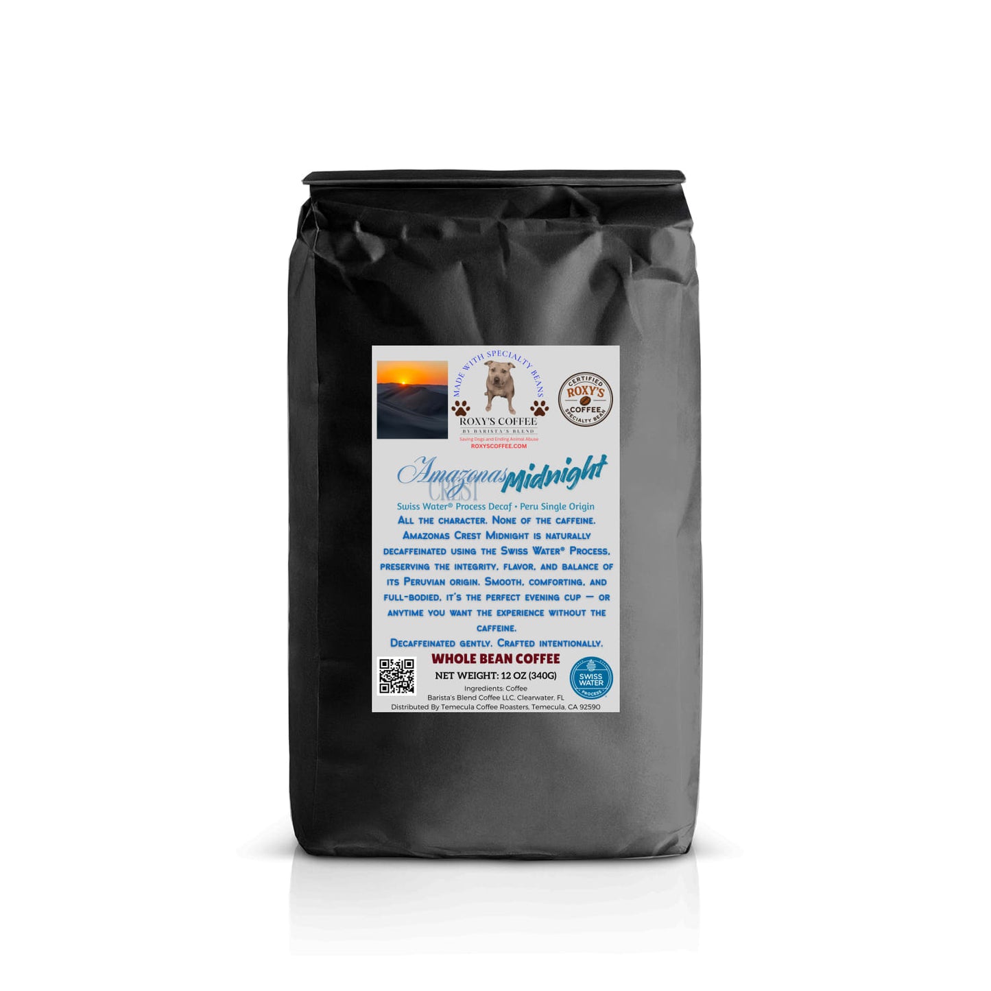 Amazonas Crest Decaf Coffee - Sourced from Peru